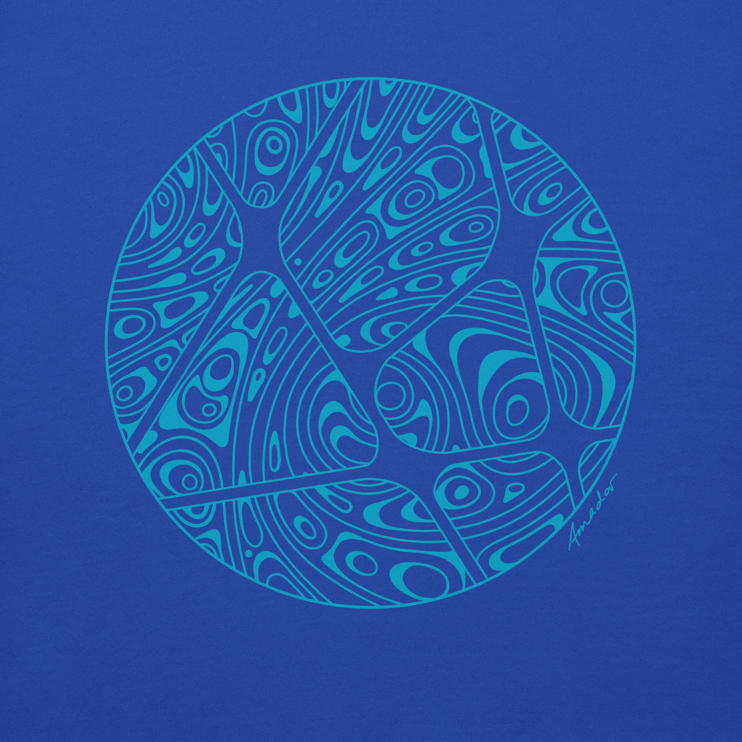 AMADOR HOODIE | BLUE ON BLUE