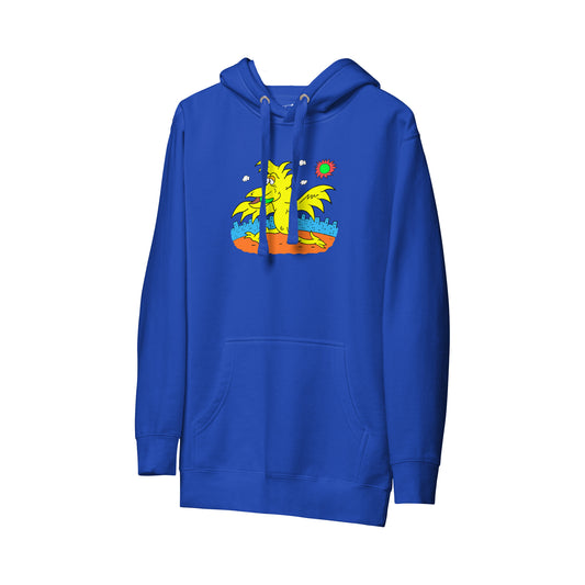 RUNT HOODIE | RUNTSTER BIRD ON BLUE