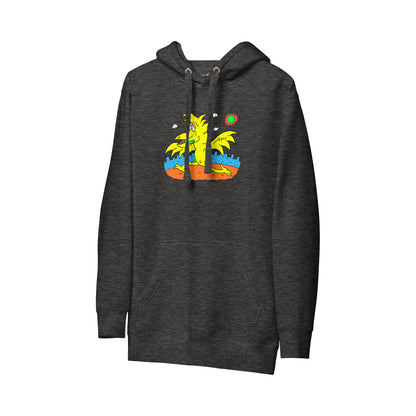 RUNT HOODIE | RUNTSTER BIRD ON CHARCOAL HEATHER