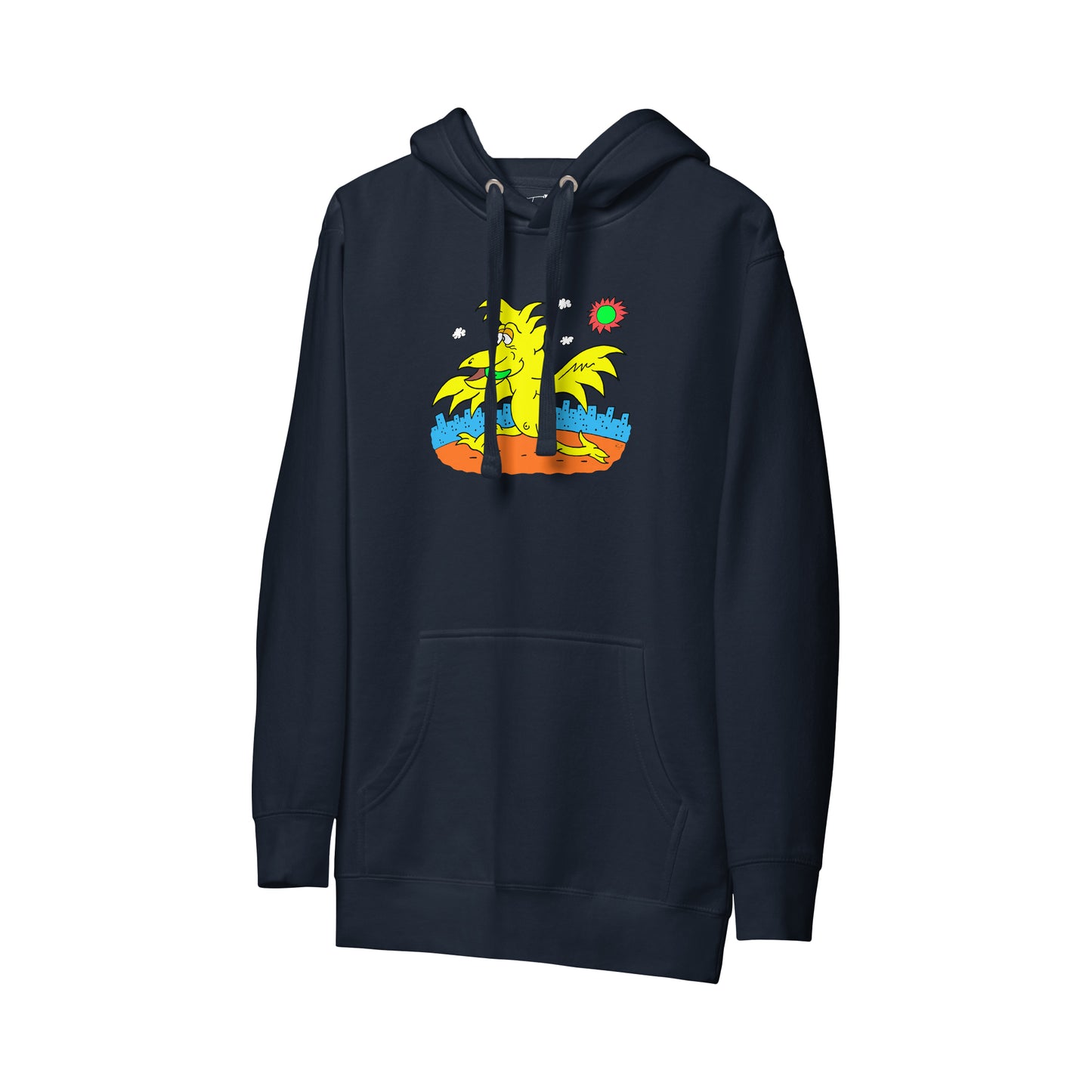 RUNT HOODIE | RUNTSTER BIRD ON NAVY