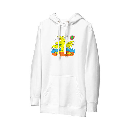 RUNT HOODIE | RUNTSTER BIRD ON WHITE