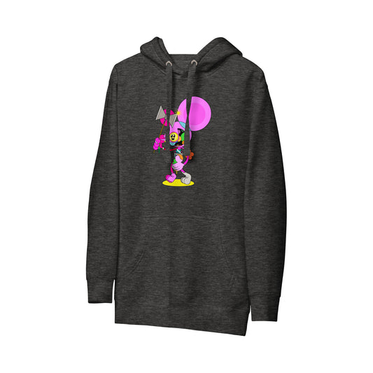DALEK HOODIE | CHOPPER ON CHARCOAL HEATHER