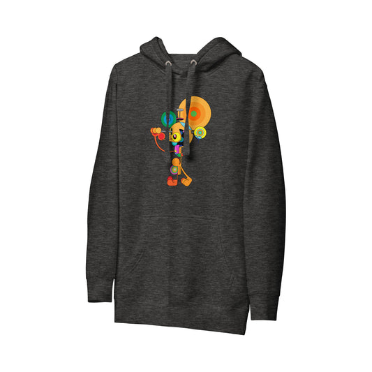 DALEK HOODIE | TRIPPER ON CHARCOAL HEATHER
