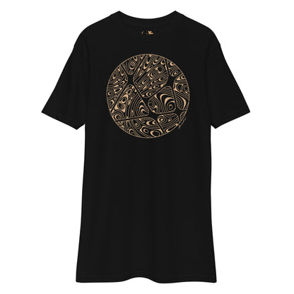 AMADOR T-SHIRT | BROWN ON BLACK